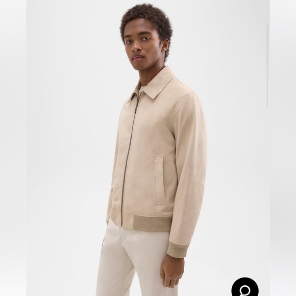 THEORY***Wyatt Zip SUEDE Jacket***Medium $1195 NWT - Picture 2 of 11